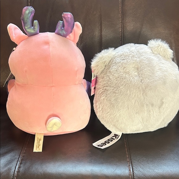 Squishmallows Pink and Gray Plush Duo - Picture 2 of 2